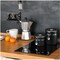 ChefWave Stainless Steel Coffee Canister with Co2 Valve Date Tracker Black 17.6oz